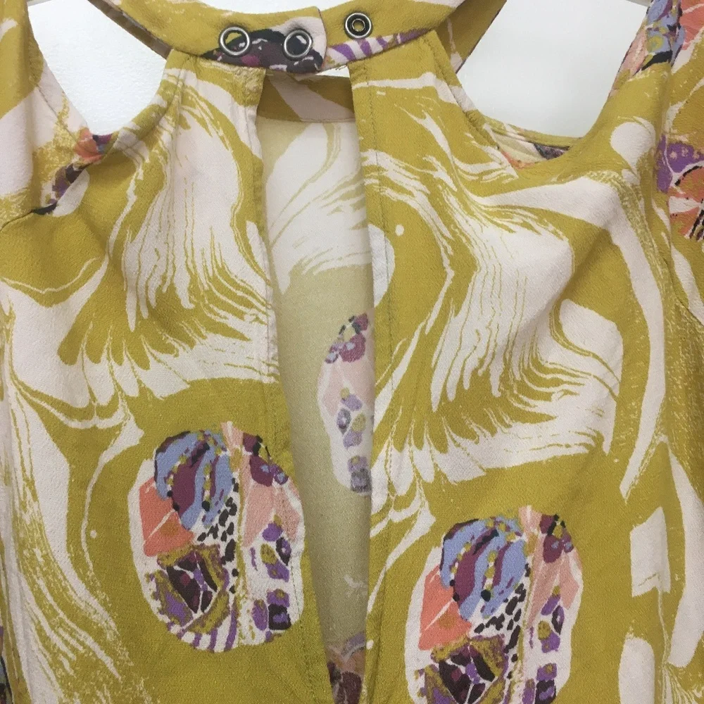 Free people Drift Away Open Shoulder Tunic Dress - Picture 11 of 12